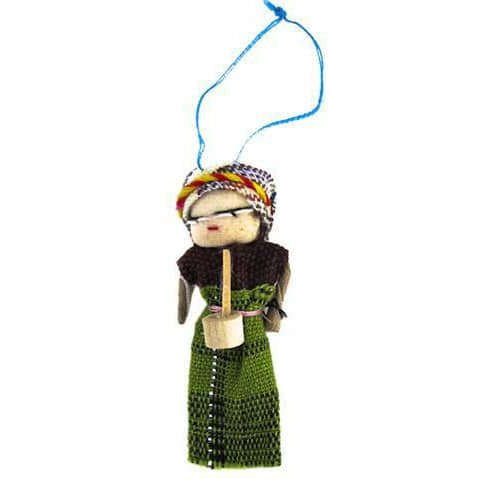 Worry Doll Ornament - A Thread of Hope Guatemalan Fair Trade