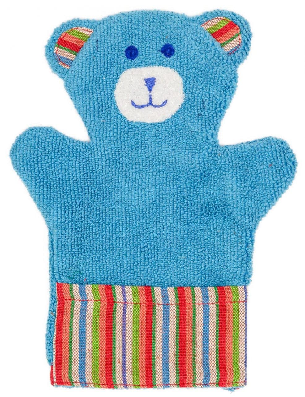 Puppet Washcloth - Bear - A Variety of Colors
