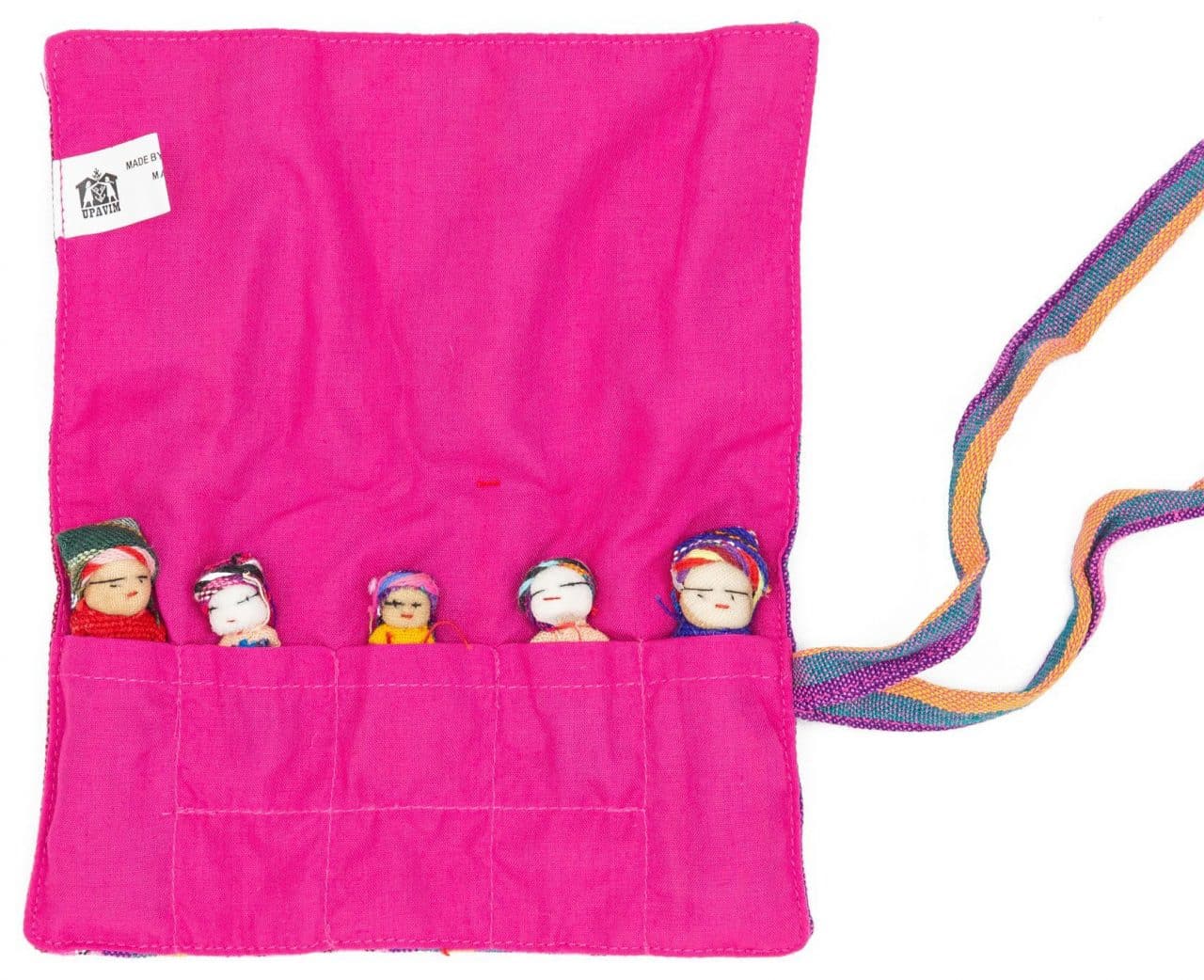 Roll-Up Worry Doll Playset