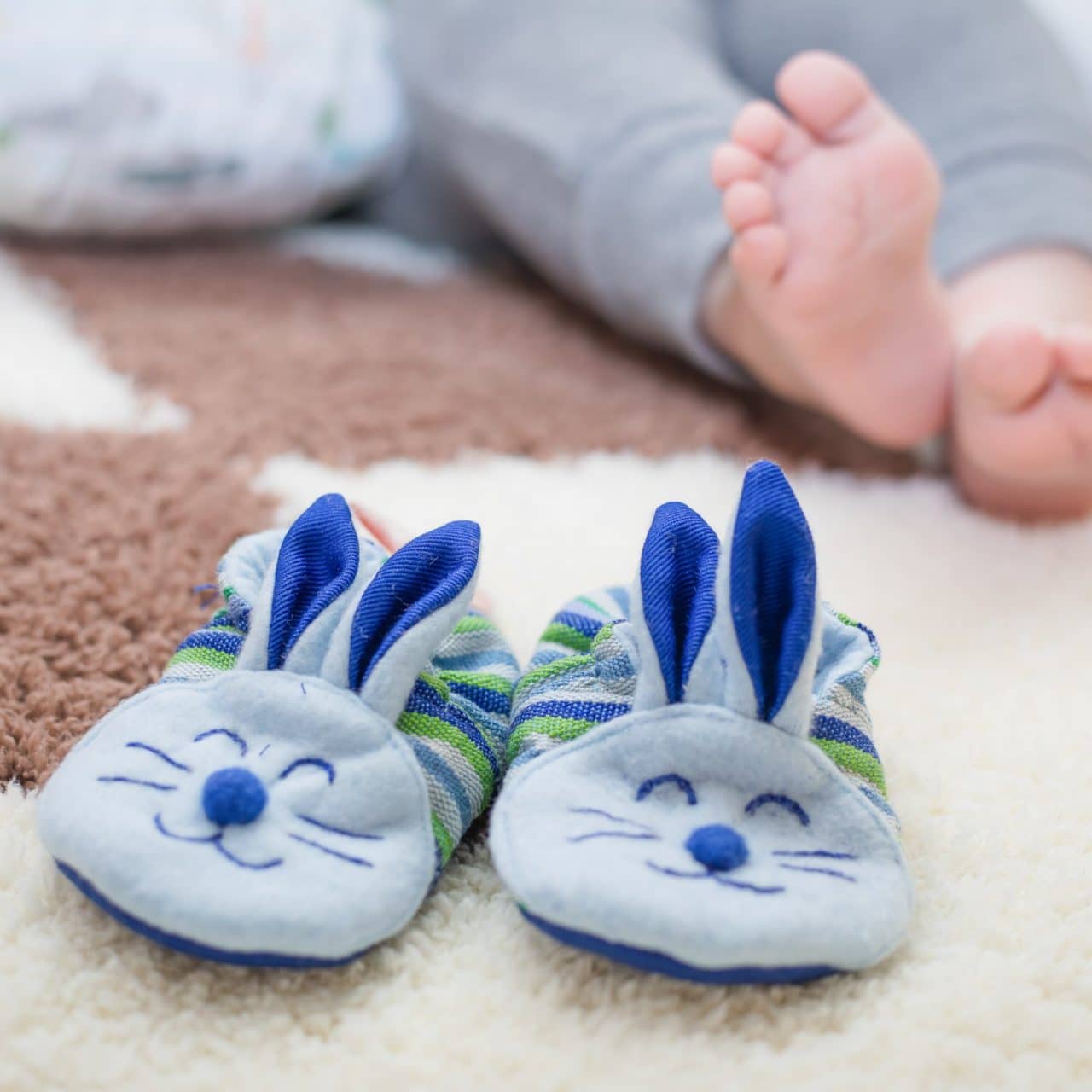 Baby Booties - Bunny - A Variety of Colors