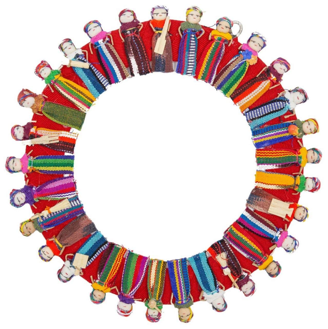 Worry Doll Wreath - Large