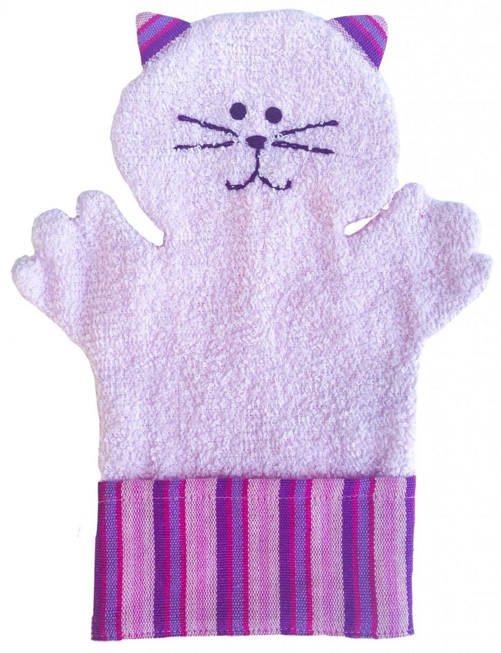 Puppet Washcloth - Kitty - A Variety of Colors