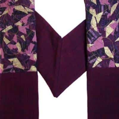 Contemporary Clerical Stole - Purple