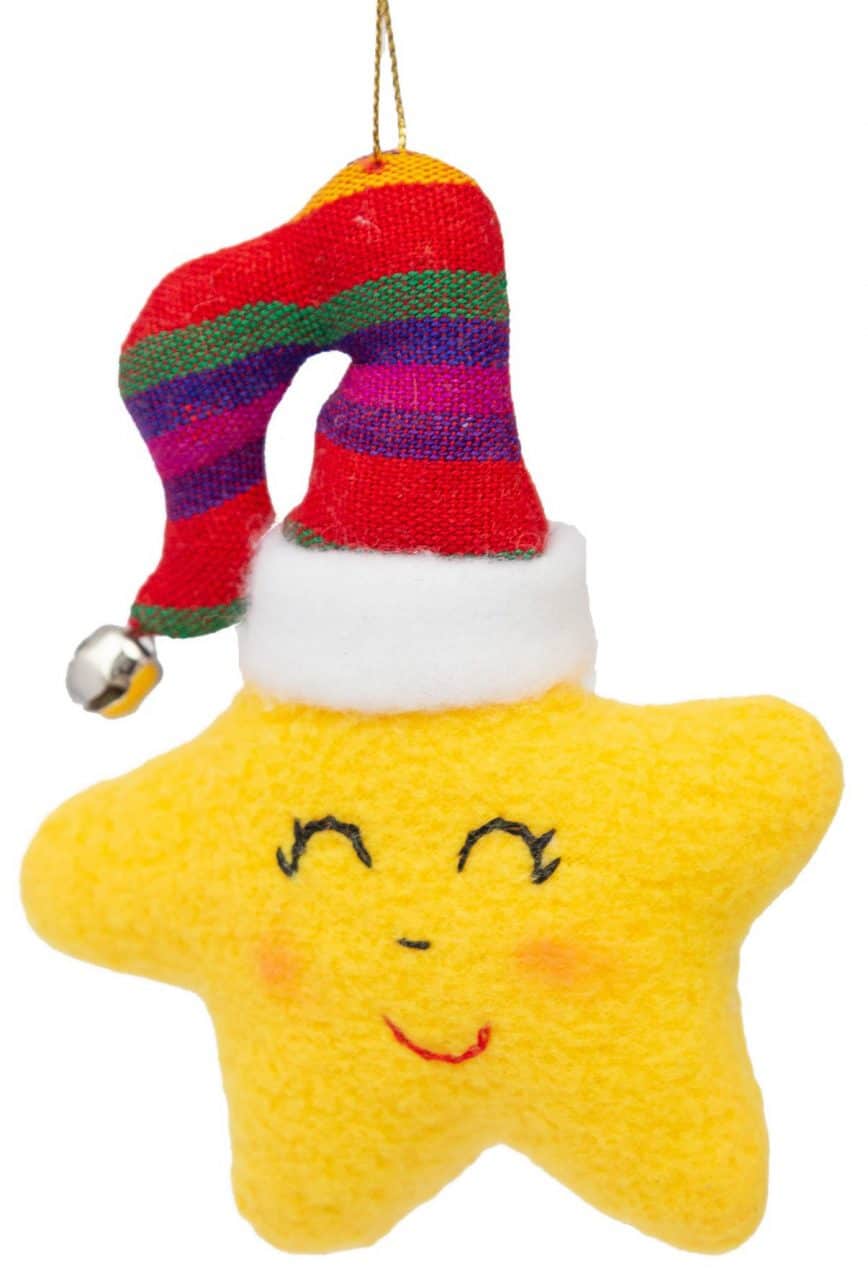 Soft Stuffed Star Ornament