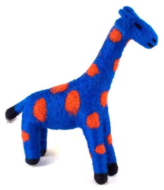Felted Wool Giraffe