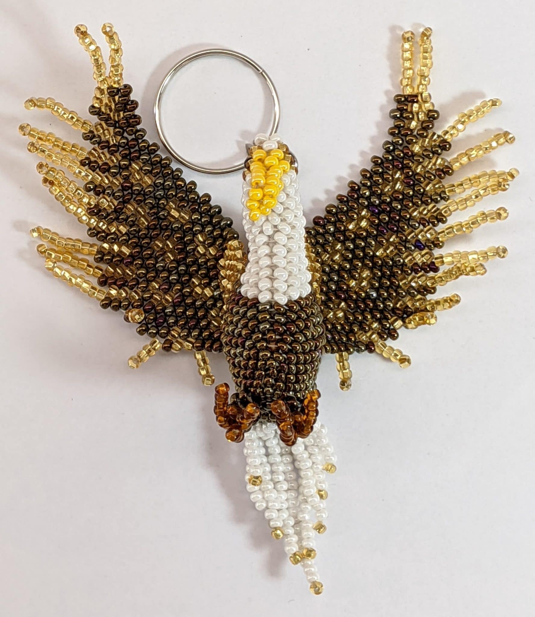 Eagle Beaded Ornament