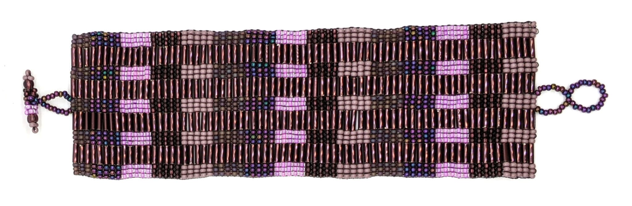 Purples Margarita Beaded Bracelet