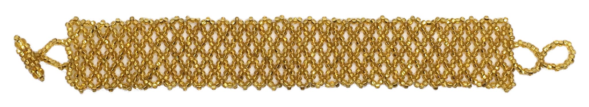 Gold Laura Beaded Bracelet
