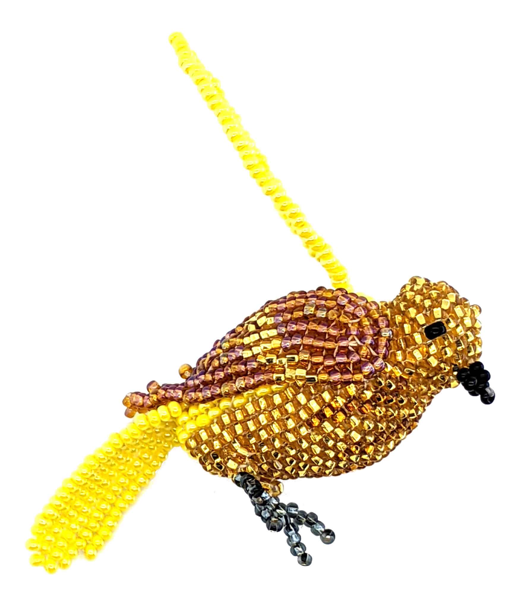 Bird Beaded Ornament