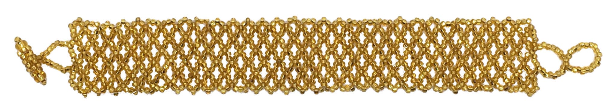 Gold Laura Beaded Bracelet