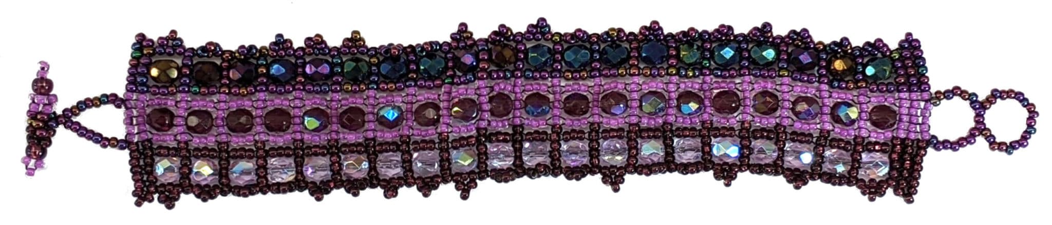 Purples Crystals Bracelet