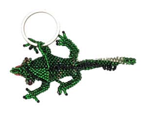 Chameleon Beaded Ornament