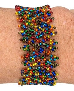 Autumn Rainbow Laura Beaded Bracelet