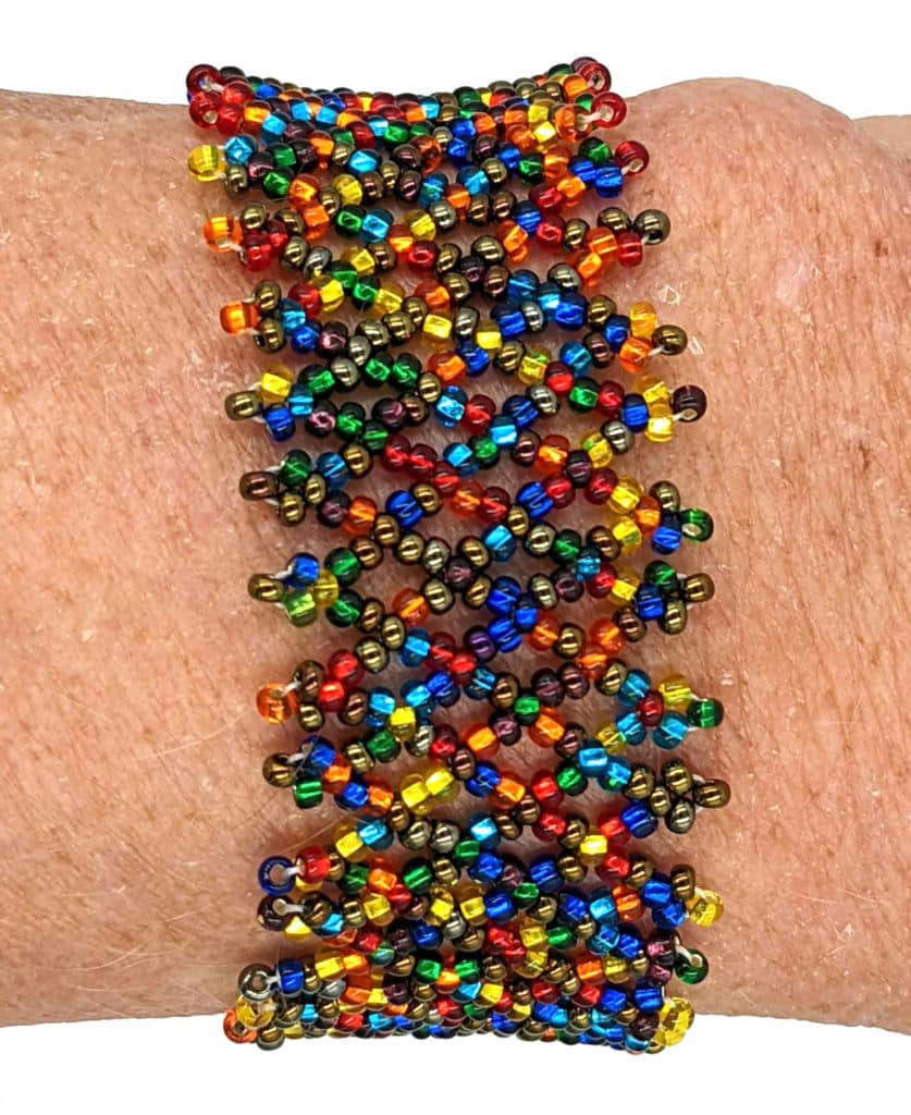 Autumn Rainbow Laura Beaded Bracelet