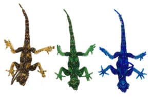 Gecko Beaded Ornament - A Variety of Colors