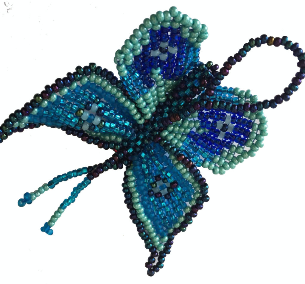 Butterfly Beaded Ornament - A Variety of Colors