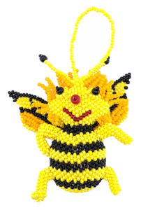 Bee Beaded Ornament 