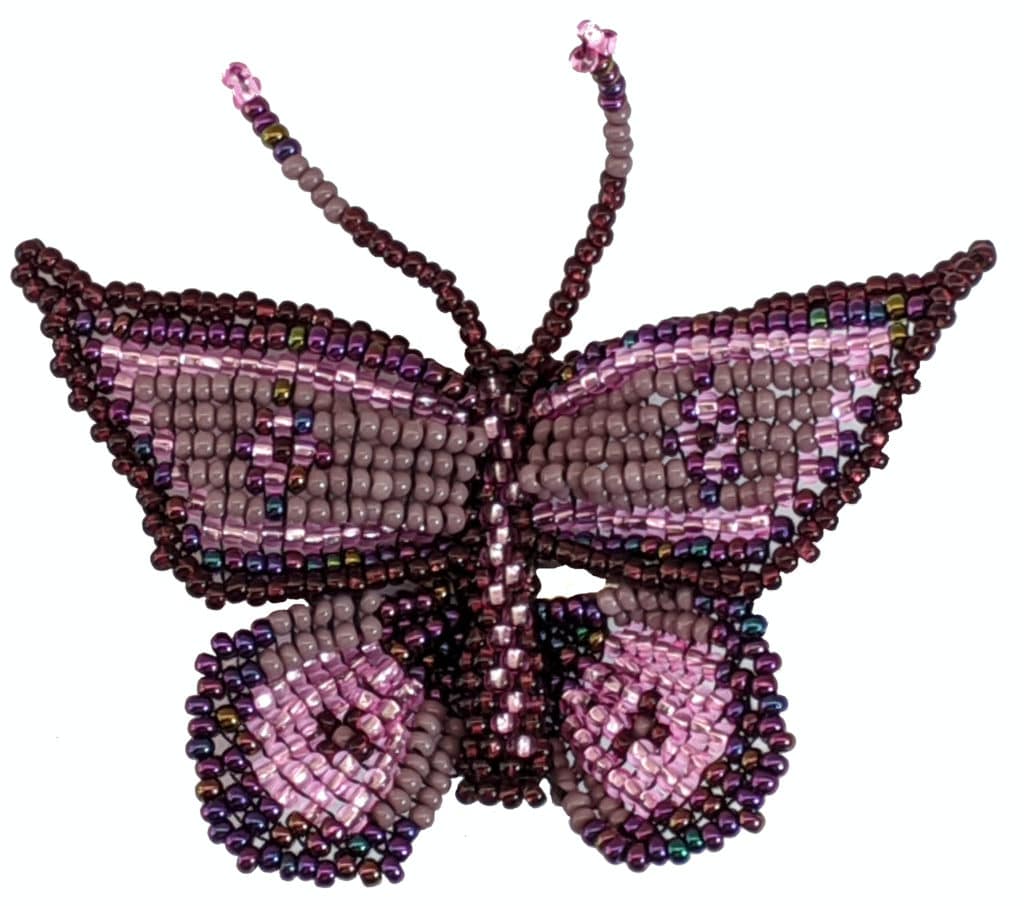 Butterfly Beaded Pin - A Variety of Colors