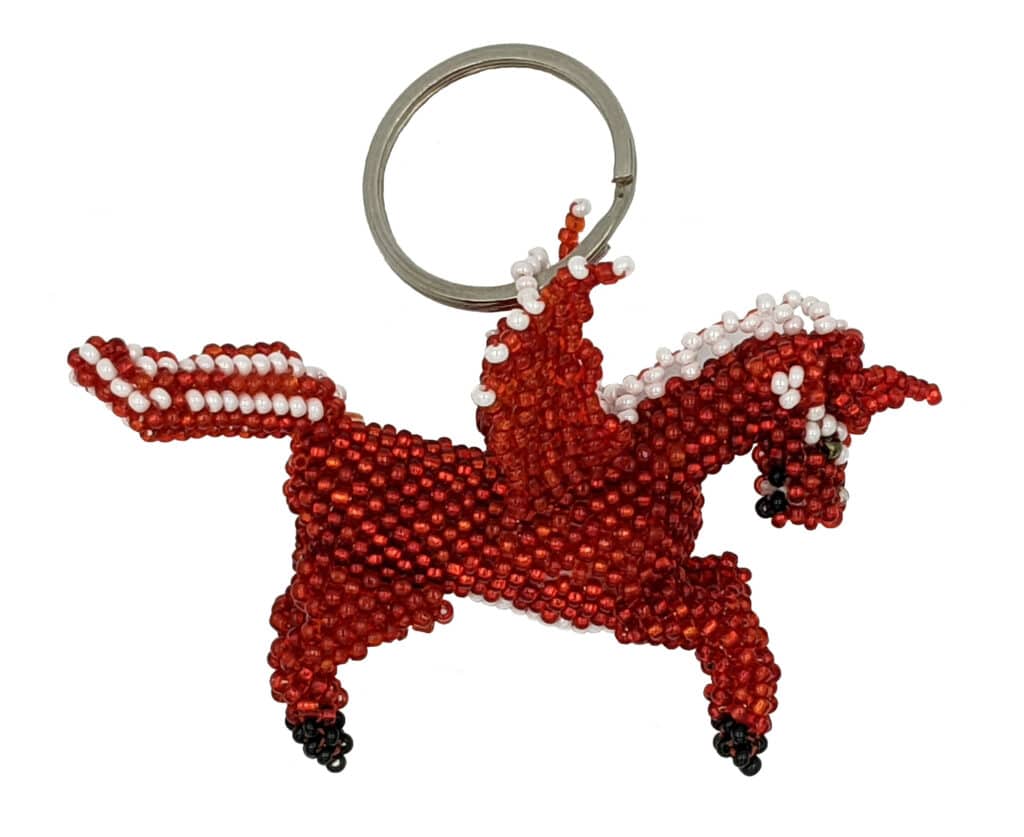Pegasus (Winged Unicorn) Beaded Ornament