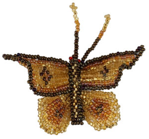 Butterfly Beaded Pin - A Variety of Colors