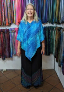Bamboo Chenille Poncho, One Size